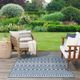 Nourison Home™ Positano Navy Blue 5'x7' Area Rug Style 1-1