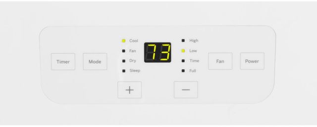 GE® 5,000 BTU's White Portable Air Conditioner-2