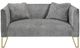 Kwality Imports Aura Gray Loveseat-0