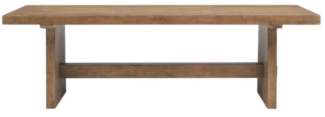 Magnussen Home® Lindon Belgian Wheat Trestle Dining Table-1