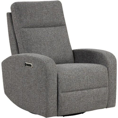 Parker House® Thriller Natural Beauty Gray Power Swivel Glider Recliner-0