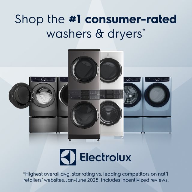 Electrolux® White Front Load Washer & Electric Dryer Laundry Pair-3
