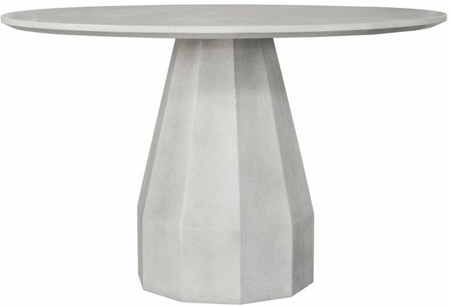Moe's Home Collection Templo Antique White Outdoor Dining Table-0