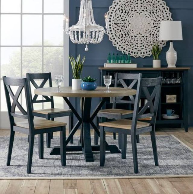 Liberty Furniture Lakeshore 5-Piece Navy Table Set-0