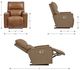 La-Z-Boy® Maddox Chestnut Power Rocking Recliner with Headrest -2