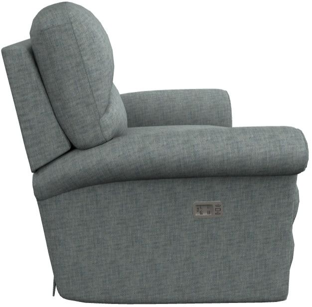 La-Z-Boy® Robin Indigo Power Reclining Chair and a Half with Headrest and Lumbar-2