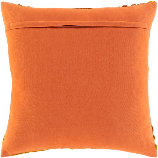 Surya Declan Terracotta 20"x20" Toss Pillow with Down Insert-3
