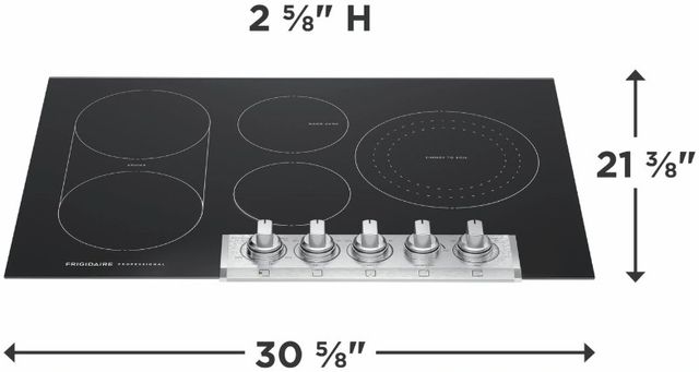 Frigidaire Professional® 30" Smudge-Proof Stainless Steel Electric Cooktop-1