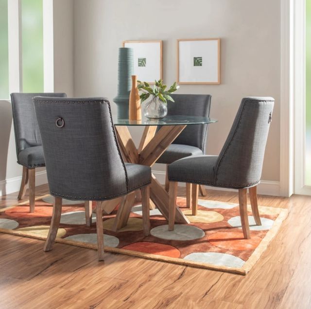 Powell® Auden 5-Piece Gray/Natural Dining Set -1