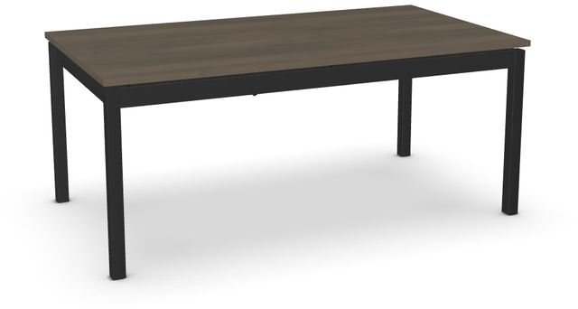 Amisco Customizable Zoel 108" Thermo Fused Laminate Rectangular Table with Butterfly Leaf -0