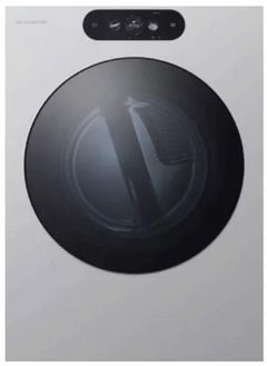 LG Signature 9.0 Cu. Ft. Brushed Platinum Steel Front Load Gas Dryer