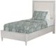 Standard® Furniture Sarah Pale white Full Upholstered Panel Bed-4