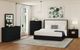 Elements International Rosalie 2-Piece Black Dresser and Mirror Set-3
