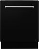 ZLINE Tallac Series 24" Black Matte Built In Dishwasher-0