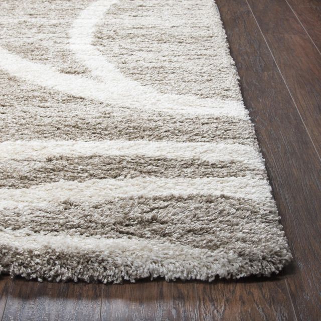 Rizzy Home Adana Cream 5'3" x 7'3" Rug-3