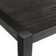 Elements International Versailles Contemporary Black Dining Table-4