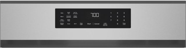 GE Profile™ 30" Fingerprint Resistant Stainless Steel Smart Freestanding Gas Convection Range with No Preheat Air Fry and EasyWash™ Oven Tray-3
