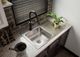 Elkay Lustertone® Classic Lustrous Satin 33" x 22" x 7-5/8" 3-Hole Single Bowl Drop-In Sink with Left Drainboard-2