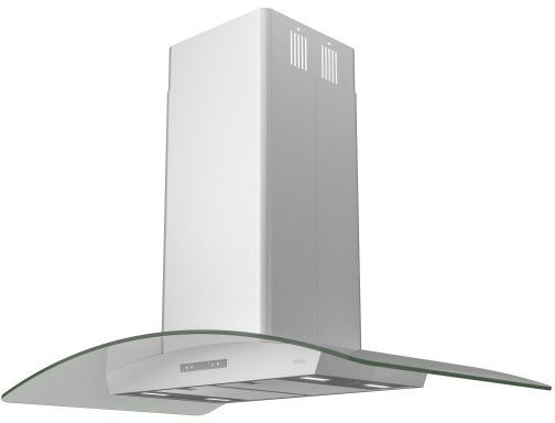 Zephyr Milano 36" Stainless Steel with Glass Canopy Island Range Hood-1