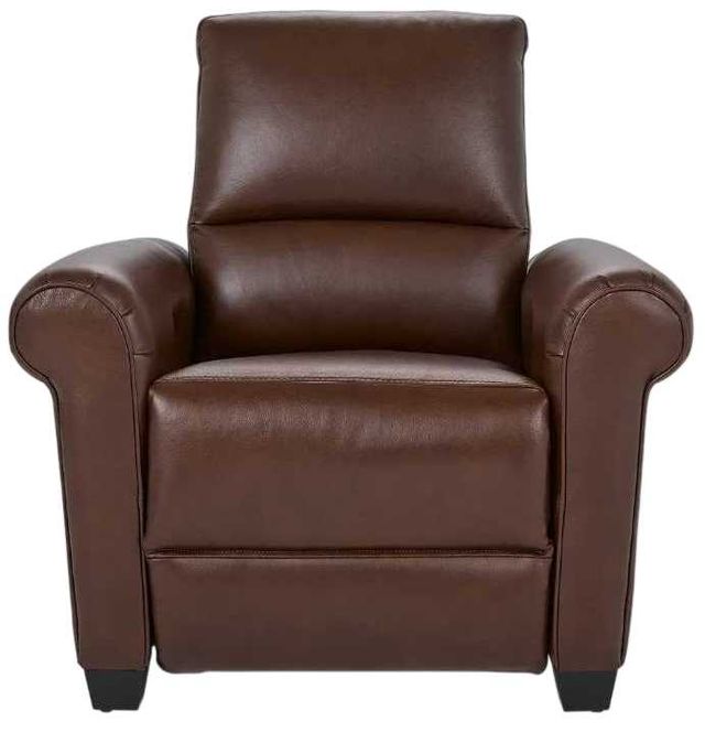 La-Z-Boy® Clybourn Cognac Leather Power Reclining Chair with Headrest-1