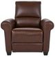La-Z-Boy® Clybourn Cognac Leather Power Reclining Chair with Headrest-1