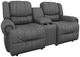 Best® Home Furnishings Customizable Genet Leather Power Reclining Rocker Console Loveseat and Tilt Headrest-0