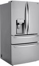 LG 36" 30 Cu. Ft. Stainless Steel French Door Refrigerator with Craft Ice™ and Full-Convert™ Drawer-3