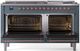 Ilve® Nostalgie II Series 60" Blue Grey Pro Style Dual Fuel Range-1