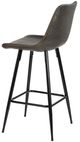 Dovetail Furniture Rufina Black/Dark Gray Counter Stool-1