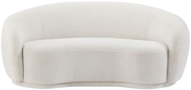 Meridian Furniture Hyde Cream Boucle Fabric Loveseat-1