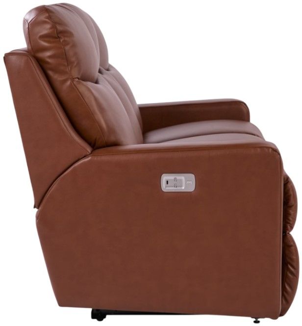 La-Z-Boy® Emmons Oak Leather Power Reclining Sofa with Headrest-2