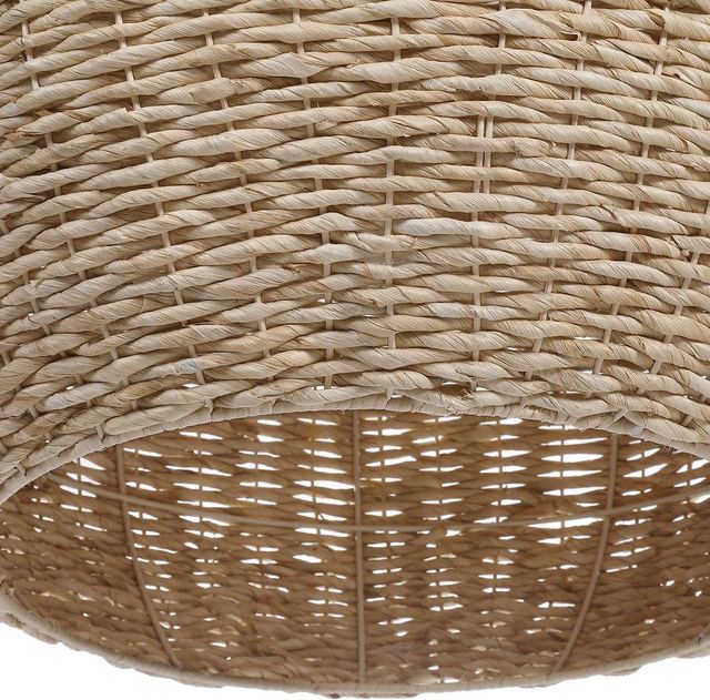 Uttermost®  Seagrass Antique Brass 1-Light Dome Pendant-4