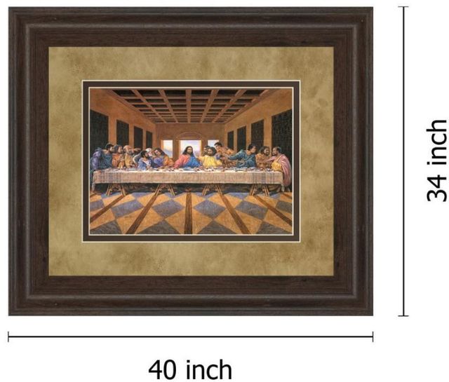 Classy Living Last Supper 40" Wall Art-2