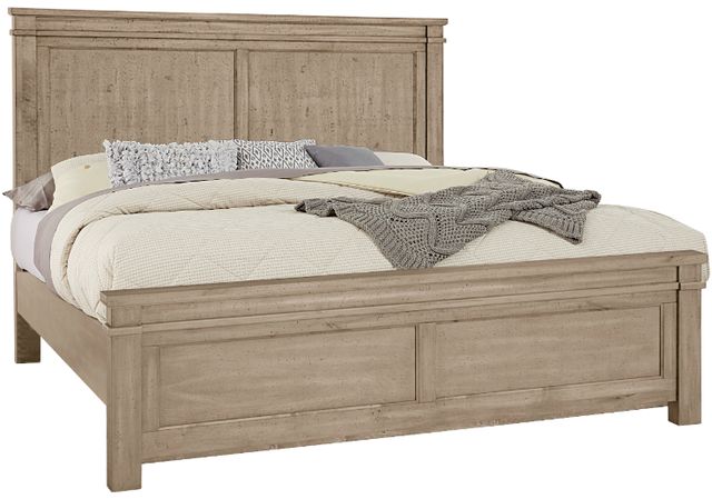 Artisan & Post by Vaughan-Bassett Cool Rustic Clear Maple California King Mansion Panel Bed-0