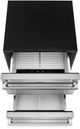 JennAir® NOIR™ 24" 4.7 Cu. Ft. Stainless Steel Refrigerator Drawers-1