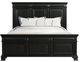 Elements International Calloway Black Full Panel Bed-0