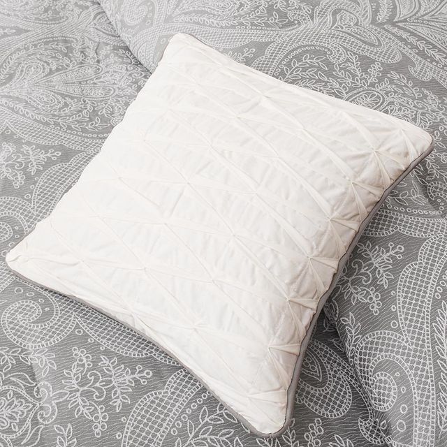 Olliix by Madison Park 7 Piece Grey King Averly Comforter Set-4