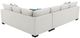 Coaster® Ashford 2-Piece Greige L-Shape Sleeper Sectional-3