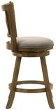 Armen Living Kodi 4-Piece Sepia Brown/Static Gray Counter Stool Set-4