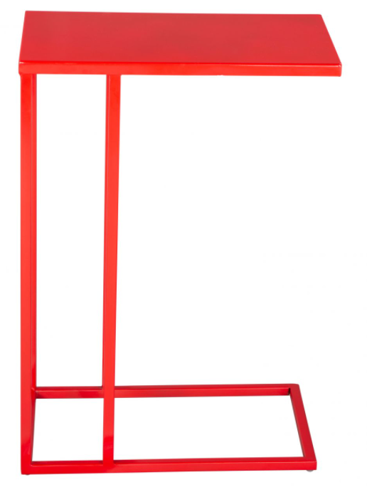 Zuo® Modern Atom Red Side Table-1