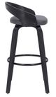 Armen Living Sonia Gray 26" Swivel Counter Stool-1