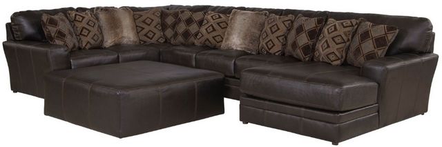Jackson Furniture Denali 4-Piece Chocolate Right Side Facing U-Shape Sectional Set