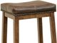 Intercon Taos Canyon Brown Backless Barstool-2