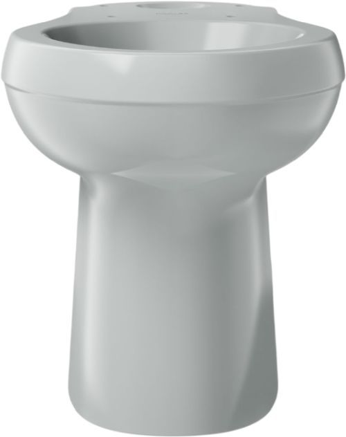KOHLER® Cimarron® Ice Gray Elongated Chair-Height Toilet Bowl with Skirted Trapway-1