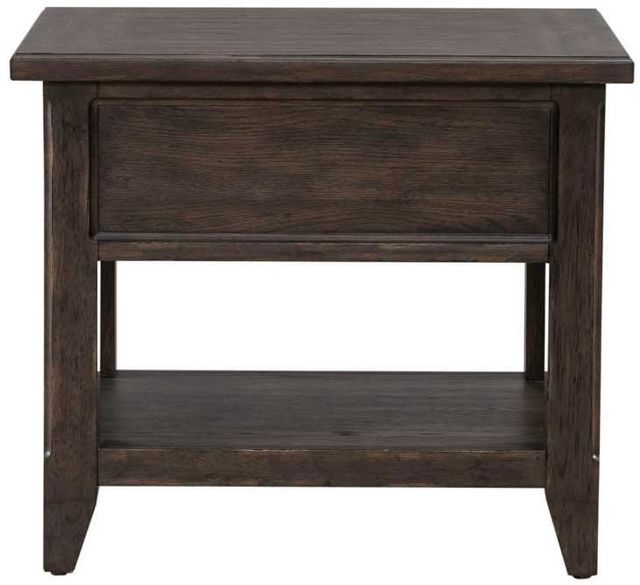Liberty Furniture Paradise Valley Saddle Brown End Table-3