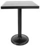 CabanaCoast® Customizable Monaco Aluminum 32" Outdoor Square Pedestal Bar Table-1