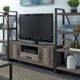 Liberty Furniture Tanners Creek Dark Pewter/Greystone Entertainment Center with Piers-0