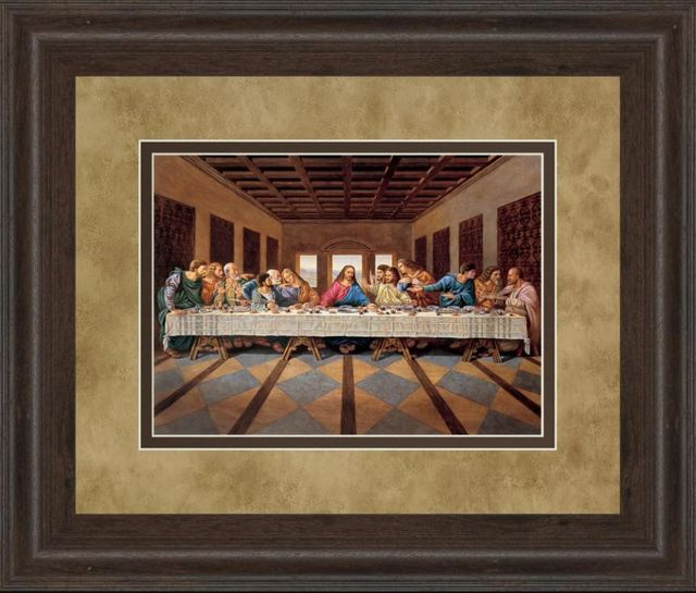 Classy Art Last Supper Framed Print Wall Art-1