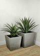 Le Present Low Tapered Anthracite 18" Planter-5