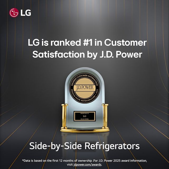 LG 36" 26.6 Cu. Ft. PrintProof™ Stainless Steel Side by Side Refrigerator with Ice/Water Dispenser and Bar Handle Design-1